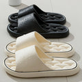 Quick Drying Bathroom Slippers Women Men Thick Platform Shower Shoes Non-Slip Drainage Hole Soft EVA Cloud Slides Couple Home