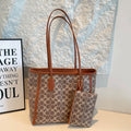 Fashionable Large Capacity Diaper Bags For Women Elegant Leather Handbag Minimalist Vintage Luxury Designer Commuter