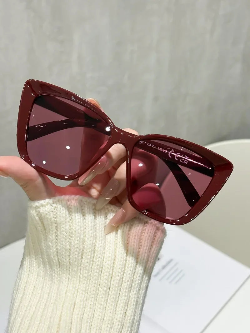 Fashion Cat Eye Sunglasses Women Men Classic Design Vintage Sun Glasses For Ladies Shades UV400 Trending Sunglass
