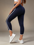 Women's Gym Leggings Solid Color Sports Pants Tight Fitting High Waisted Hip Lifting Yoga Pants Running Sports Pants Streetwear