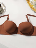 2 Set Solid Underwire Lingerie Set Women Push Up Bra Women Underwear Sets Comfortable Daily Lingerie J2611