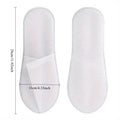 10/30Pairs Non Woven Disposable Slippers for Men Women Unisex Hotel Guest Shoes Travel Home Spa Indoor Business Accommodation