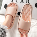 Summer Women Bathroom Slippers EVA Leaky Home Sandals Comfortable Soft Non-slip Slides Indoor Men Quick Drying Flip Flops