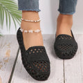 New Summer Fashionable and Comfortable Hollow Women's Flat Shoes Casual Outer Wear Non-slip Fashionable Toe-cap Sandals