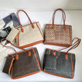 Fashionable Large Capacity Diaper Bags For Women Elegant Leather Handbag Minimalist Vintage Luxury Designer Commuter