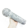 Women Bag Evening Clutch XIYUAN New Brown Microphone Shape Evening Clutch Bag Women Luxury Rhinestone Party Handbag Bling Crystal Wedding Bridal Purse