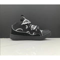Men's and Women's Leather Splicing Lace Up Sports and Leisure Shoes, Retro Board Shoes, New Dad Shoes