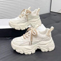 Women Shoes New Breathable Casual Shoes Fashion Women Sneakers Lace Up Platform Shoes for Women Sport Running Shoe Zapatos Mujer