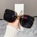 Large Frame Square Frame Rice Nail Sunglasses for Women 2026 Fashion DS-7169 New Style