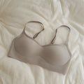 Seamless Low-necked Bra Shockproof Close-fitting Square-cut Collar Bralette Adjustable Lingerie