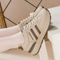 Chunky Sneakers Women Comfortable Breathable Women's Flat Bottom Casual Sports Shoes Spring Autumn Trendy Slip-On Large Size
