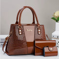 3Piece Set Women's Bag 2025 Trend New in Fashion Niche Ladies Shoulder Tote Bags for Women Shopping & Travel Bag Women Handbag