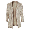 Sequin Cardigan Jackets New Autumn Club Office Party Coats Glitter Chic Jacket Elegant Lady Top Outwear Women's Blazer