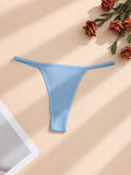 11Pcs Sexy Women‘s Thongs Low Waist Panties Underwear Solid Girls Briefs Cotton G-String Breathable Ladies Panty Female Lingerie