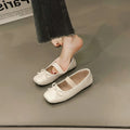 Vintage Spring Slip On Women Ballet Flats Comfort Square Toe Soft Sole Leather Shoes Ladies2026Dress Mary Jane Shoes