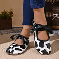 New Women Flats Soft Ballet Shoes Slip On Loafers Soft Moccasins Tabi Ninja Casual Shoes Mujer Ladies Shoes Bow Knot Mujer