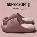 Women Men Slippers Thick Soft Sole Non-Slip Cloud Slides Quick Drying Super Soft Bathroom Home Sandals Indoor Outdoor Shoes
