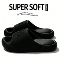 Women Men Slippers Thick Soft Sole Non-Slip Cloud Slides Quick Drying Super Soft Bathroom Home Sandals Indoor Outdoor Shoes