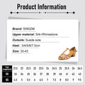 SWDZM Girls Latin Dance Shoes Tango Ballroom Shoes Ladies Girls Salsa Sandals Soft Sole Dancing Shoes for Women Dance Shoes