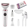 Women Painless Trimmer 4 in 1 Lady Body Electric Trimmer Eyebrow Nose Women Facial Shaver Armpit Painless Female Trimming Tools For The Bikini Area