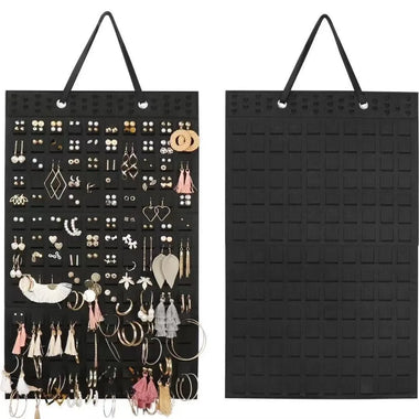 Earrings New Double Wall Mounted Jewelry Bag Jewelry Display Felt Earrings Storage Bag Necklace Ring Jewelry Organizer Packaging