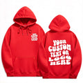 Custom Print Women Hoodie Sweatshirt Loose Long Sleeve Pullover, Personalized DIY Streetwear Hooded Top Autumn Daily Outfit