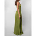 Green Fishbone Corset Halter Maxi Dress Women Backless Off Shoulder Pleated Patchwork Slim Dresses Lady Christmas Party Gown New