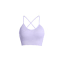 Women Seamless Yoga Vest Push Up Shock Absorbing Sports Bra Cross Back Beauty Back Quick Dry Gym Running Underwear