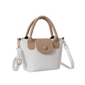 Women's Shoulder Messenger Bag  PU Leather Plain Pleated Bag Bucket Bag Tote Bags Casual Plain Handbag Crossbody Bag