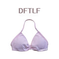 DFTLF Sports Strappy Bra Yoga Underwear Women Gym Top Running Exercise Backless Bra High Support Active Wear Fitness Workout