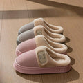Women's Slippers Autumn and Winter New Couple Thick Soled Indoor and Outdoor Wear Plush Warm and Cute Comfortable CottonSlippers