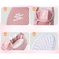 Women's Shoes Ladies Outdoor Casual Sneakers Breathable Knit Upper Lightweight Comfortable Anti Slip Soft Walking Shoes