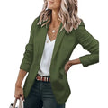 2026 Women's Long Sleeve Blazer Jacket Oversized Ladies Workwear Blazer Suits Slim Fit Single-breasted Cardigan Blazer Coats 5XL