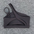 Women Shockproof Sport Bra Women's Beautiful Back Gym Sports Underwear Women Oblique Shoulder Straps Running Fitness Yoga Bra ﻿