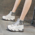 New Womens Shoes Trend High Top Chunky Sneakers for Woman Exquisite Plush Keep Warm Winter Shoes Designer Shoes Zapatos De Mujer