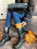 Winter Fleece Warm Women Grey Jeans Skinny Elastic Fashion Korean Plush Pencil Pants Black Blue Thermal Leggings Size 25-34