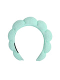 1/3Pcs Fashion Microfiber Washing Wristbands Scrunchies Puffy Headband Spa Bubble Headband for Washing Face Makeup Shower Skincare