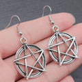 Vintage Star Drop Dangle Earrings for Women Fashion Jewelry Ladies Accessories Party Gift New