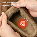 Winter Warm Plush Slippers Waterproof Non - Slip Thick Fur Indoor Outdoor Home Shoes Cozy Cold Weather Footwear for Men Women