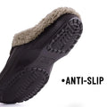 Women Slippers Waterproof Winter Kidmi Classic Fur Shoes For Men Women Lined Clogs Waterproof Shoes Winter Fuzzy Slippers for Women Men Indoor and Outdoor Shoes