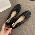 Women Ballet Flats Shallow Fashion Shallow Women Ballet Flats Dance Shoes Casual Female Soft Footwear Butterfly-Knot Ladies Flats Slip On Shoes