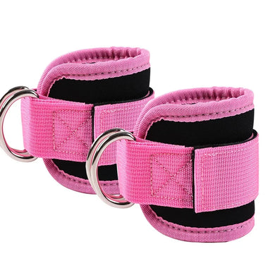 Sport Safety Ankle Support Cable Ankle Straps Double D-Ring Ankle Cuffs For Gym Workouts Glutes Legs Strength Training Brace Support Sport Safety Abductors