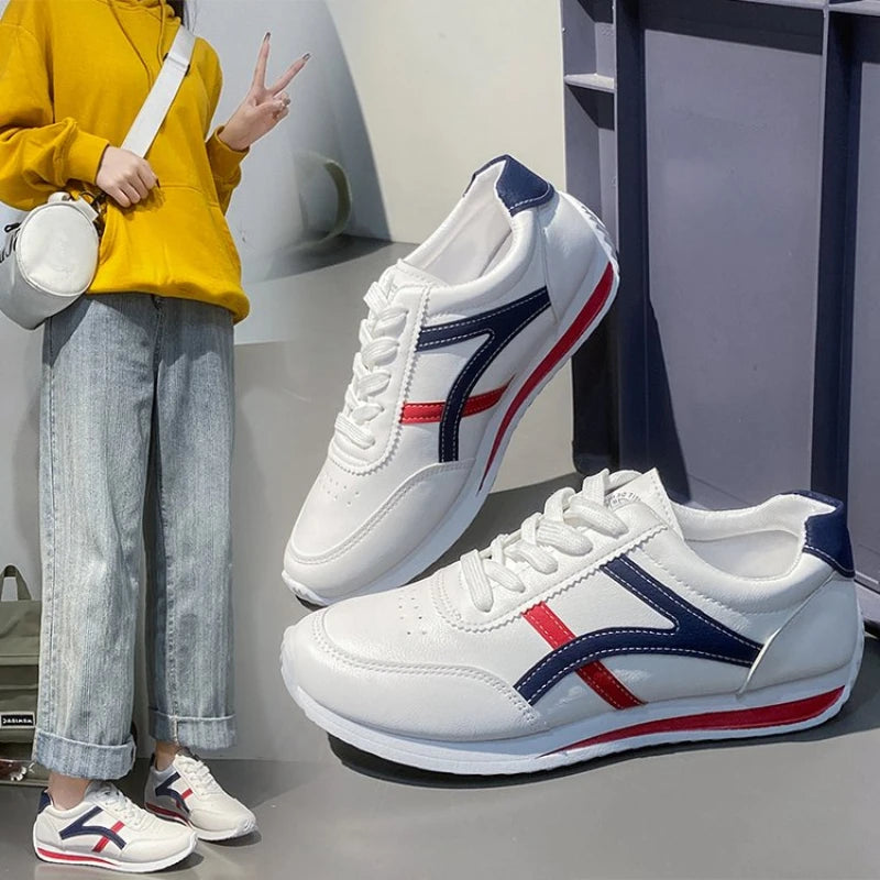 Sneakers Women New Sports Shoes Women's Small White Shoes Fashion Comfort Sneakers All-match Lightweight Casual Running Shoes