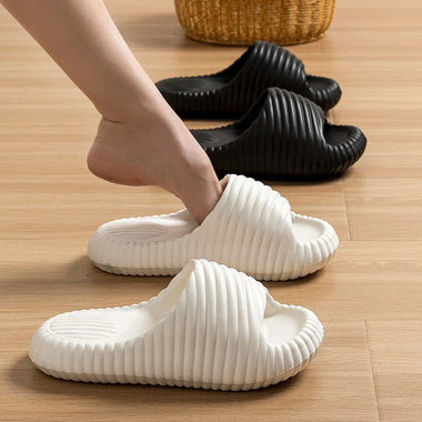 Summer Women Thick Cloud Slippers Men Indoor EVA Soft Non-slip Casual Slides Couples Lightweight Soft Sandals Ladies Flip Flops