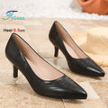 Plus Size 35-46 Women's Pumps Wine Red Stiletto Comfy Pointed Toe Shallow Mouth Single Shoes Ladies Daily Commuting Work Shoes
