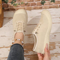 Women's Casual Sneakers , Knit Breathable Lightweight Low Top Shoes for Women Clearance,Free Shipping