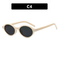 Sunglasses Myopia Customized Oval Rice Nail Simple Retro Fashion Sunglasses Myopia Sunglasses Can Be Customized Degree 0~-6.0