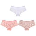 BZEL 3PCS/Set Women's Panties Sexy Lace Underwear Woman Fashion Briefs Breathable Lingerie Soft Comfortable Panty Hot Underpants
