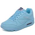 Fashion Women's Shoes High Quality Leather Casual Shoes Air Cushion Sport Running Shoe Lace Up Vulcanized Shoes Women's Sneakers