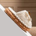 New Women's Plush Slippers - Bow Detail Winter House Shoes, Ultra-Soft Non-Slip Indoor Slippers for Home&Maternity Comfort